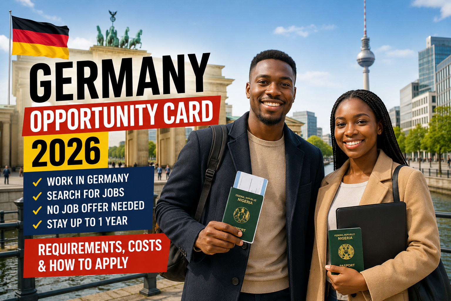 Germany Opportunity Card 2026Work & Live in Germany Without a Job Offer.